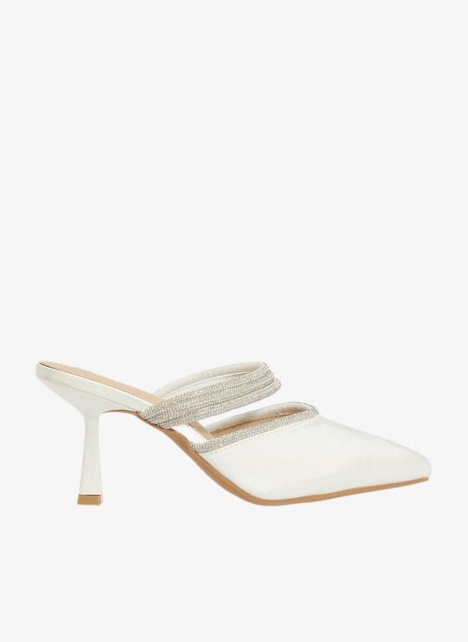 Slip On Heeled Mule - Image 1