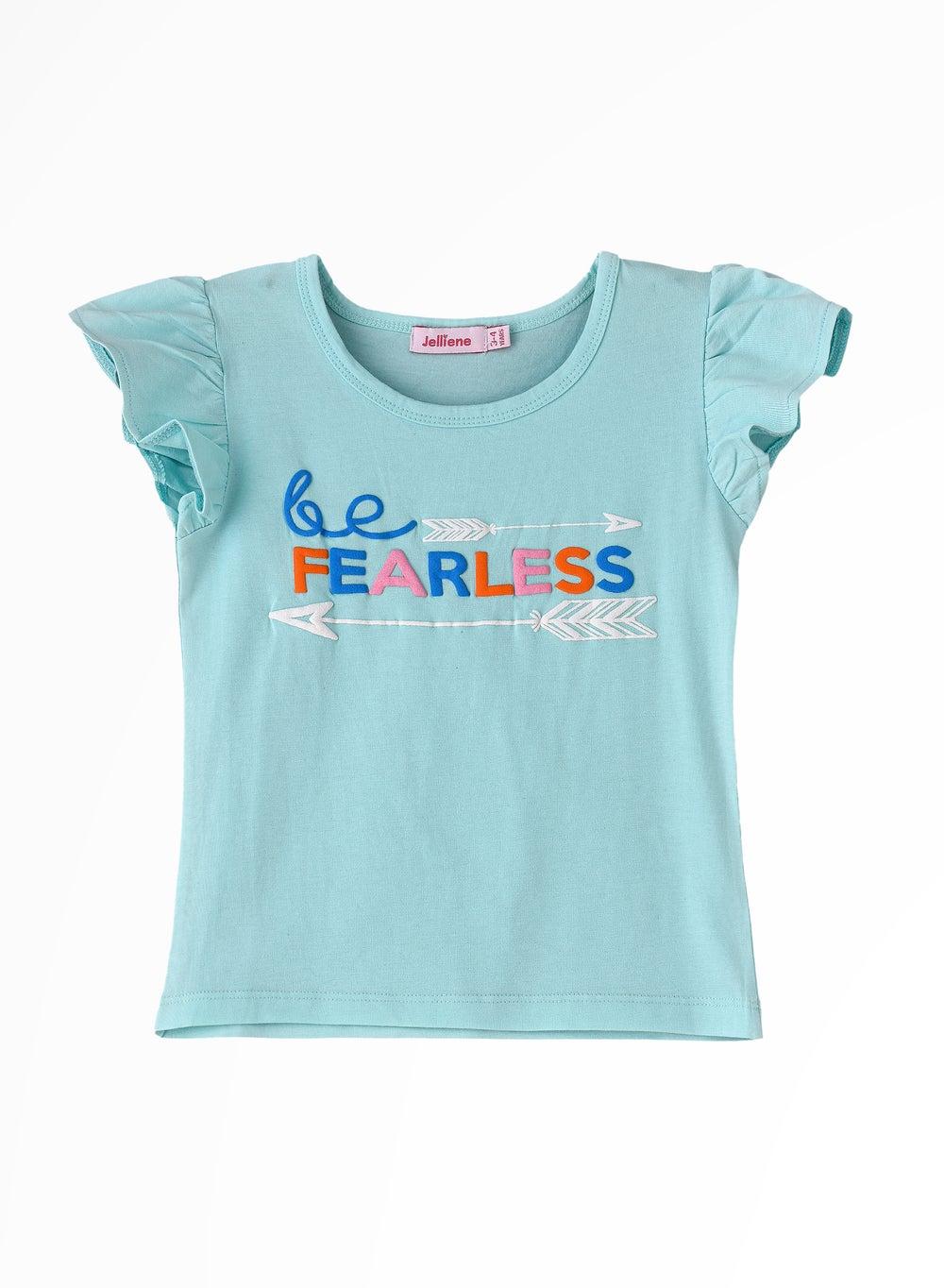 Sunshine Squad Girls' Cotton Tees for Playful Summer Days - Image 1
