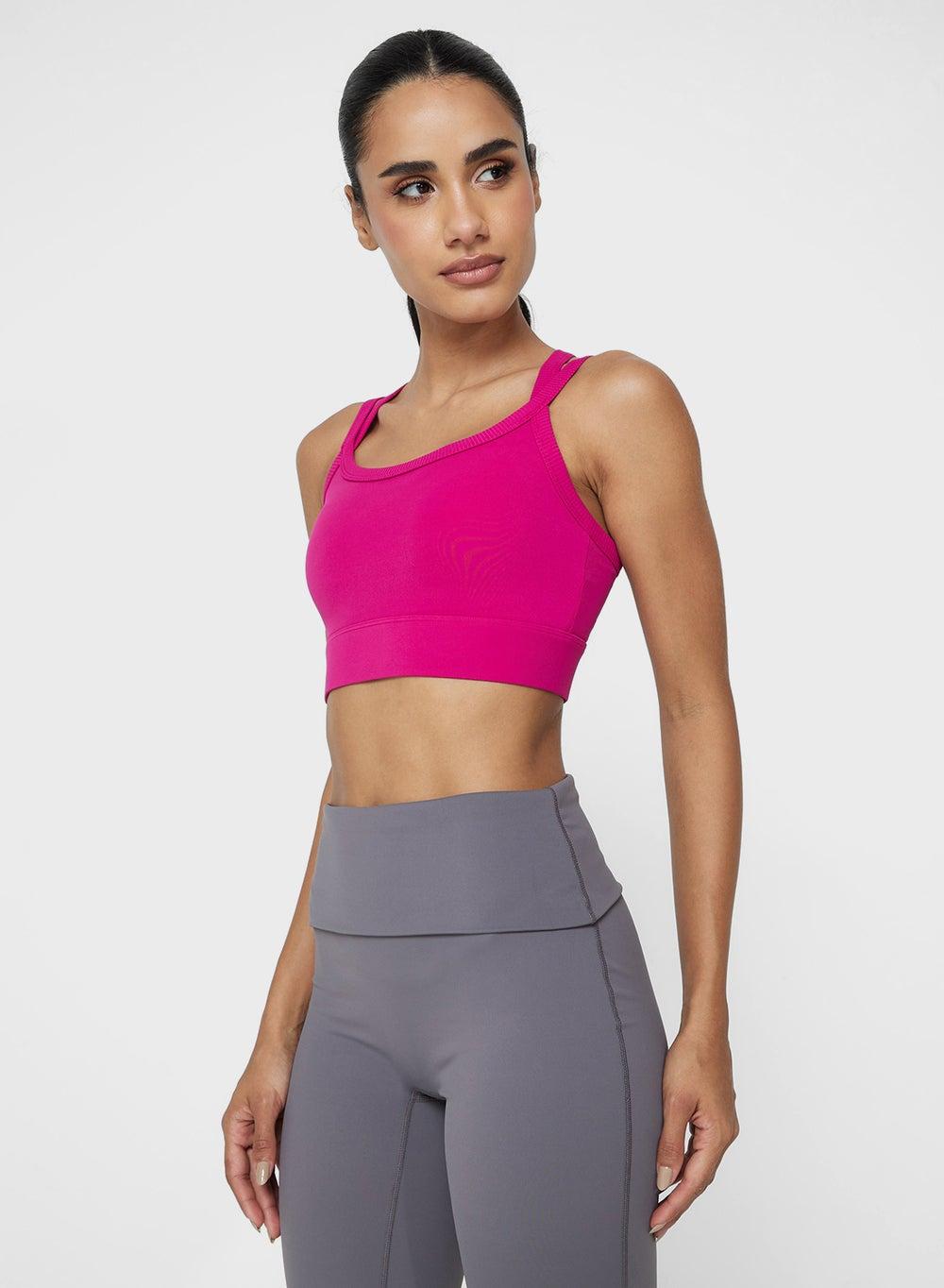 Strappy Sports Bra with Back Clasp - Image 1
