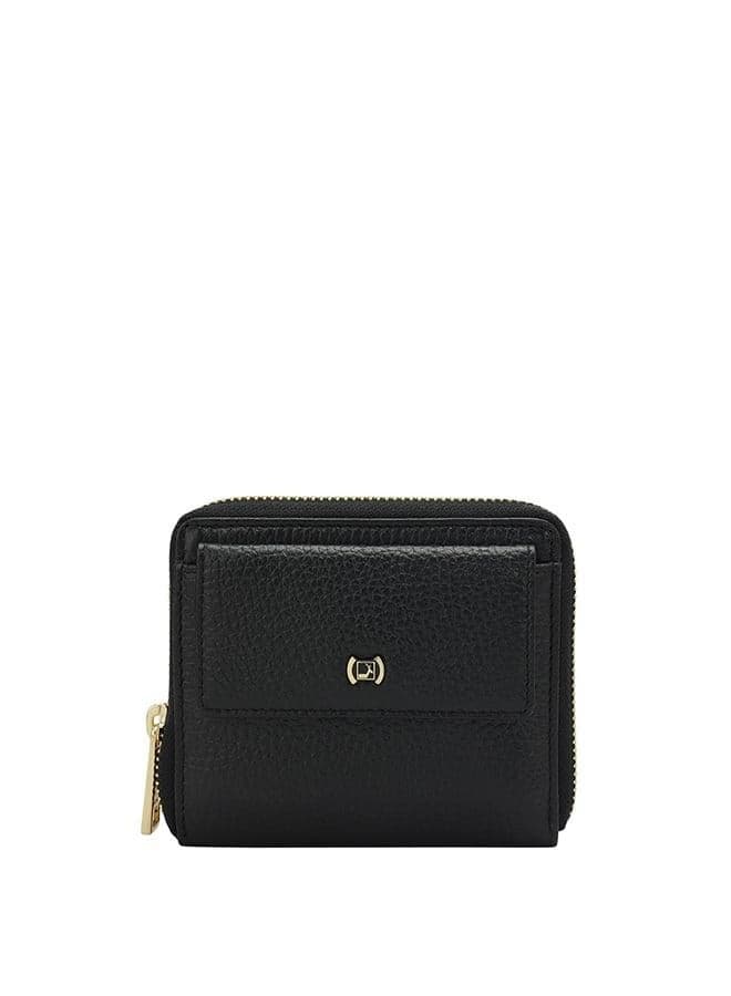 Genuine Leather Black Wallet for Women - Image 1
