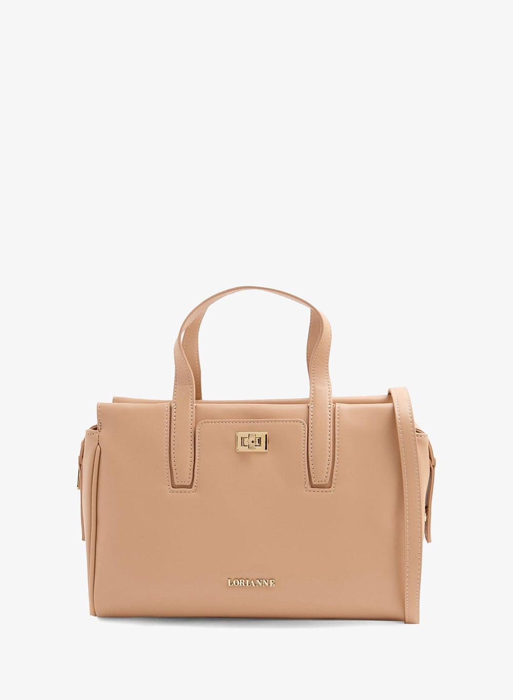 Emiko Medium Beige Top Handle Bag LRPWH1H015 - Image 1