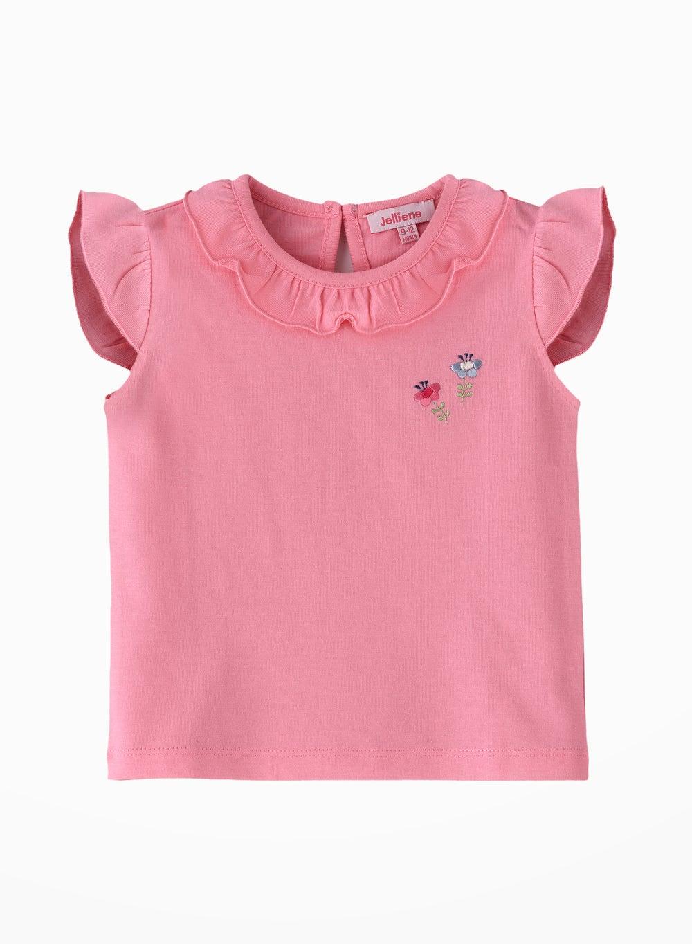 Sunshine Squad Girls' Cotton Tees for Summer Play - Image 1