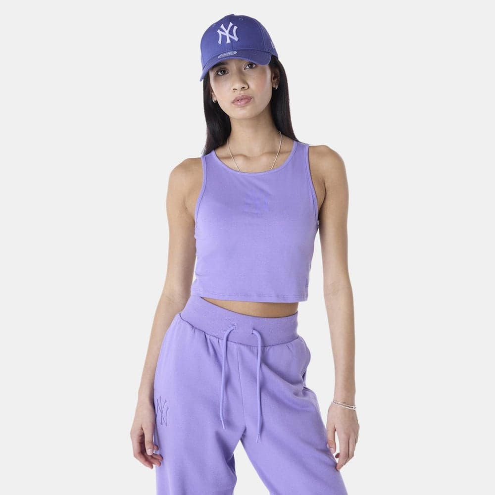 Women's New York Yankees League Essential Cropped Tank Top - Image 1