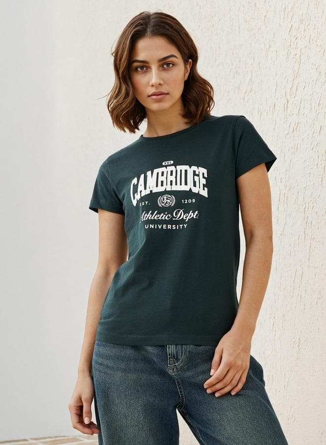 Cambridge University Graphic T-Shirt for Women - Image 1