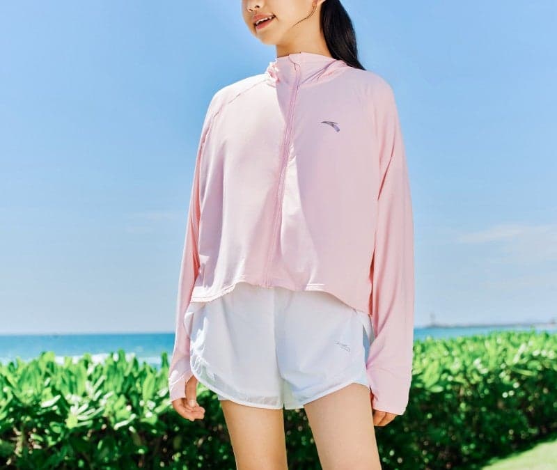 OUTDOOR UV Protect Knitted Girls Sports Top - Image 1