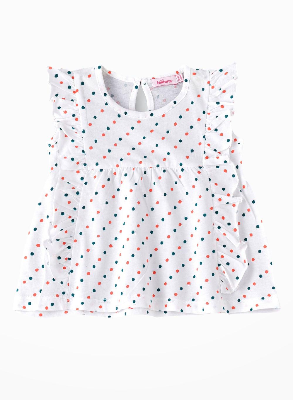 Sunshine Squad Girls’ Cotton Tees for Summer Play - Image 1