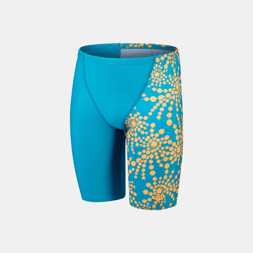 Kids' Digital Print V-Cut Swimming Jammers - Image 1