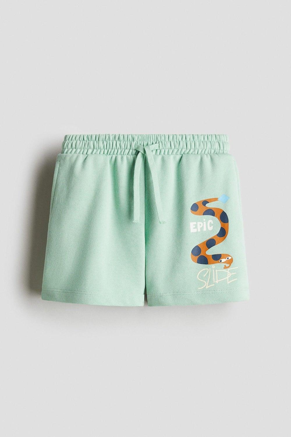 Boys' Loose-Fit Sweatshorts with Drawstring Waist - Image 1