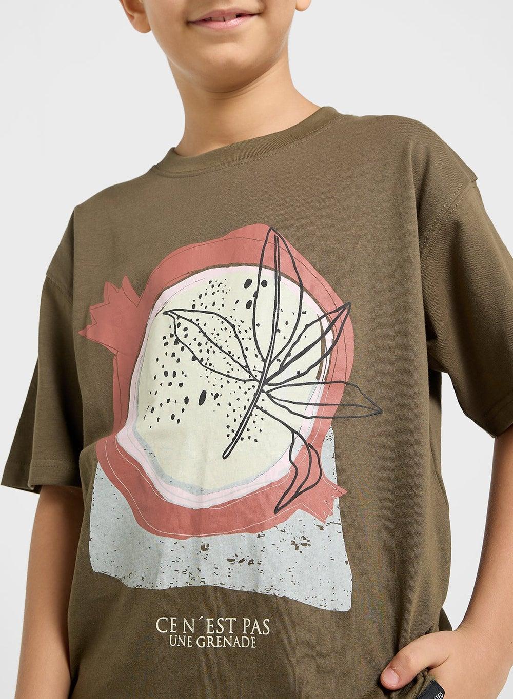Boys Drop Shoulder T-Shirt - Image 1