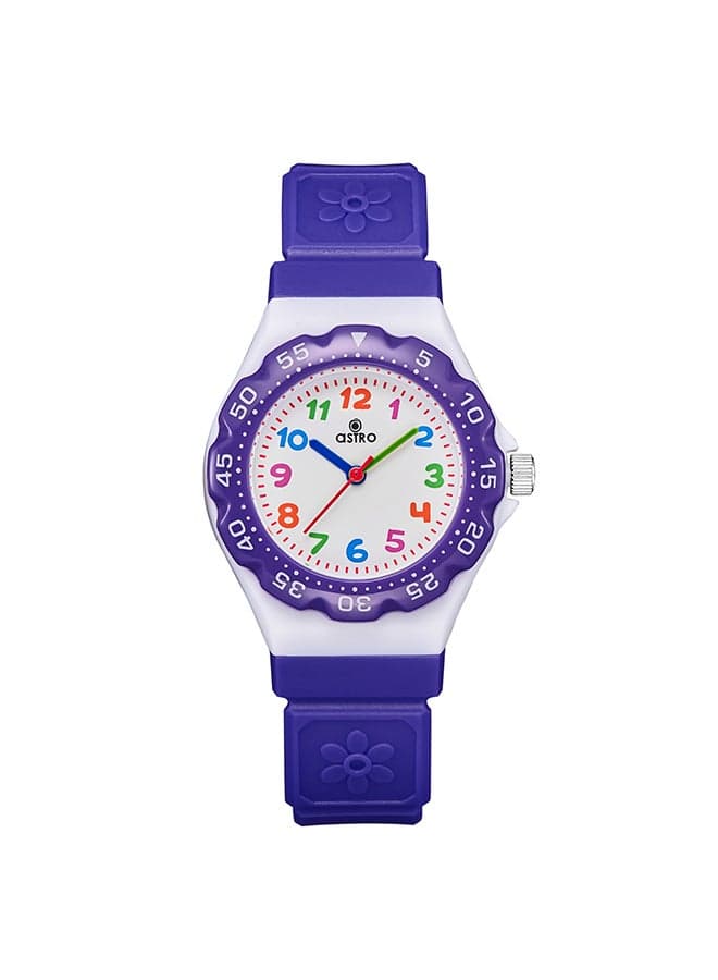 Kids Polyurethane Analog Watch A23803-PPVV 33 mm - Image 1