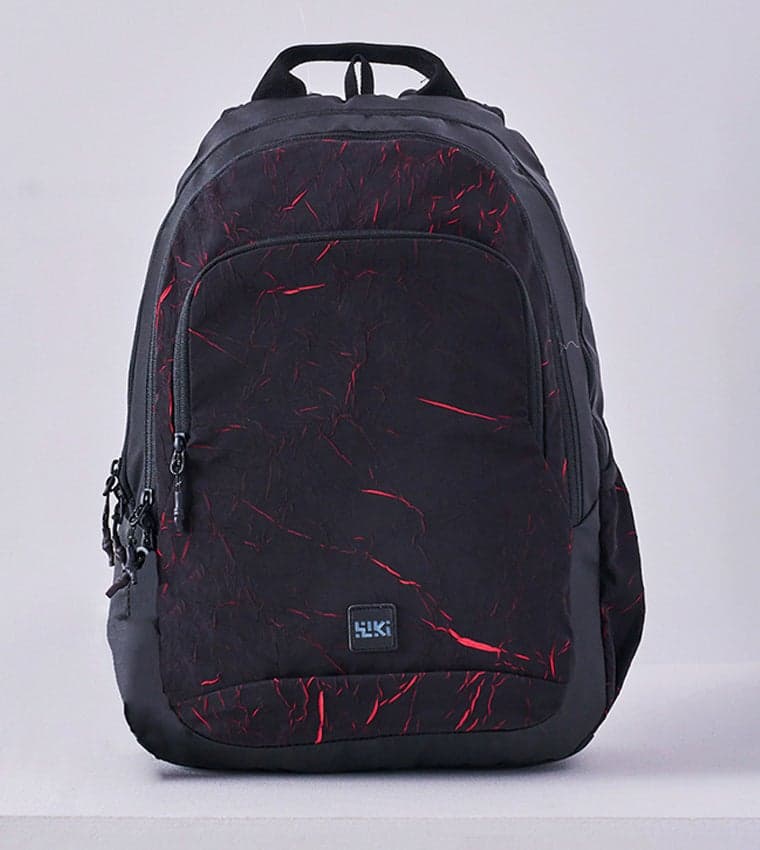 Wiki Girl 2 Crimp Black Casual Backpack - Image 1