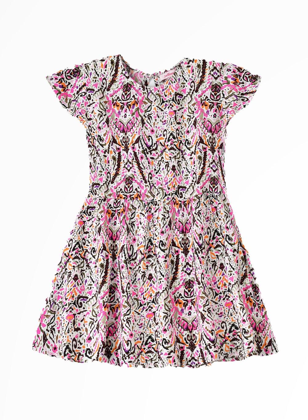 Girls' Flowy Viscose Dress for Breezy Summer Style - Image 1
