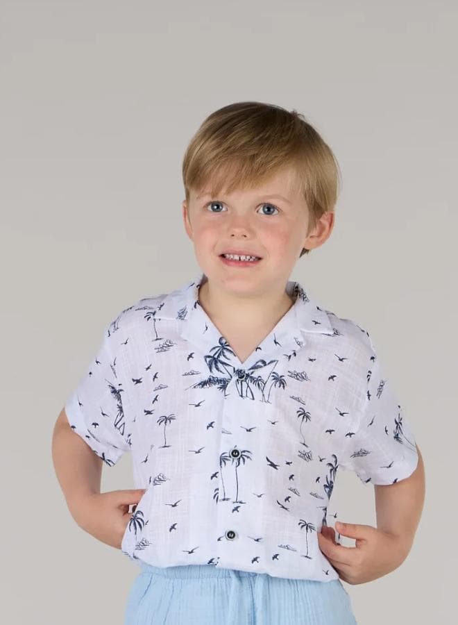 John Palms Kids Button-Down Shirt - Image 1