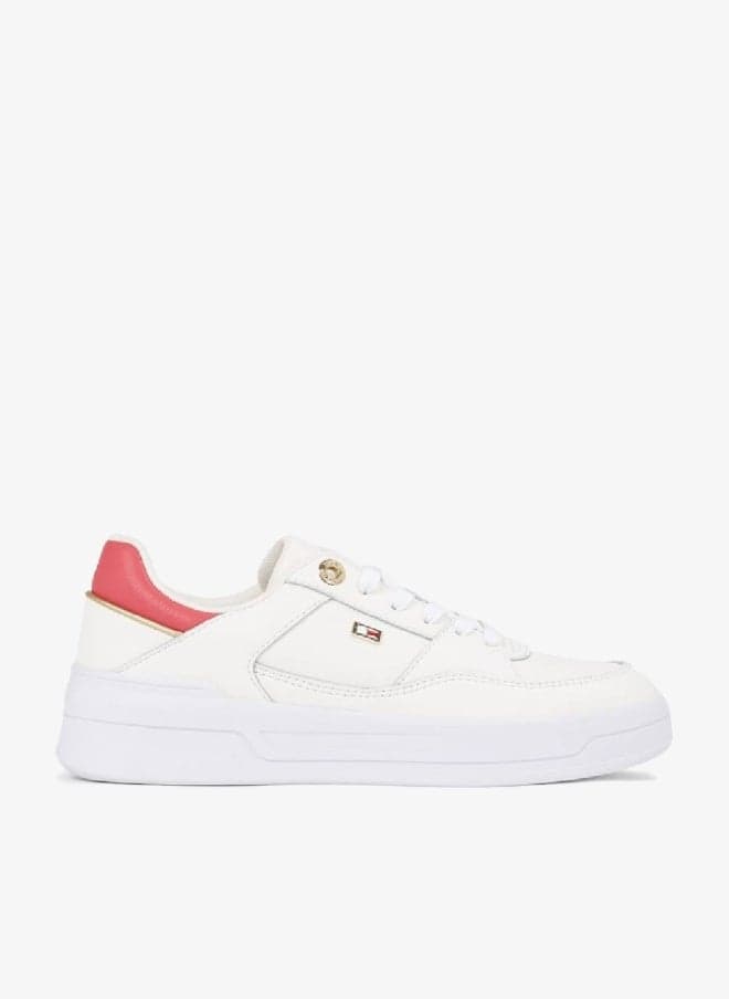 Enamel Flag Low-Top Basketball Sneakers - Image 1