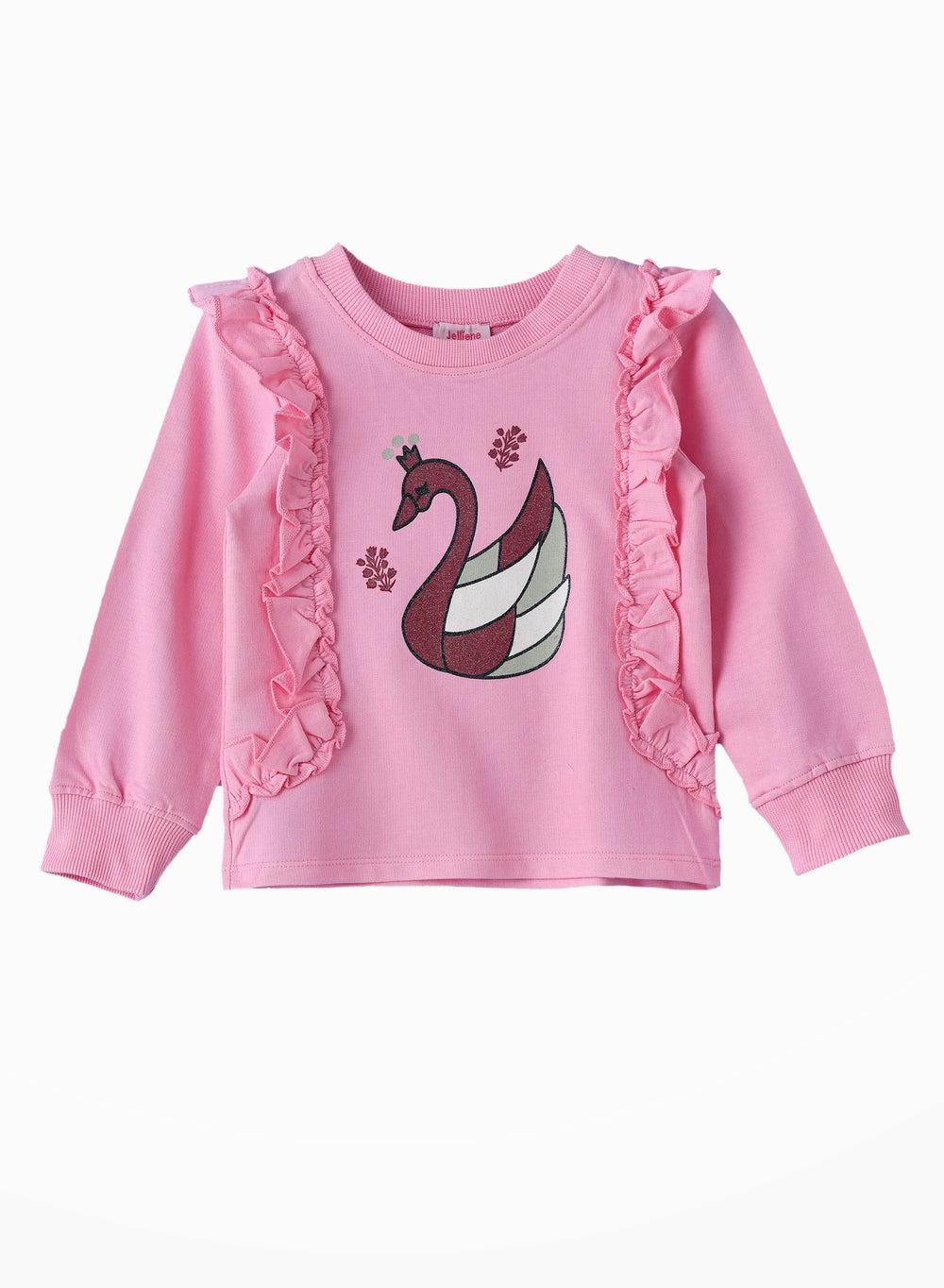 Girls' Cotton Sweat Top for Everyday Comfort - Image 1