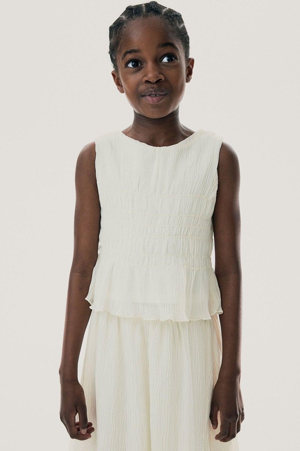 Smocked Peplum Top for Girls - Image 1