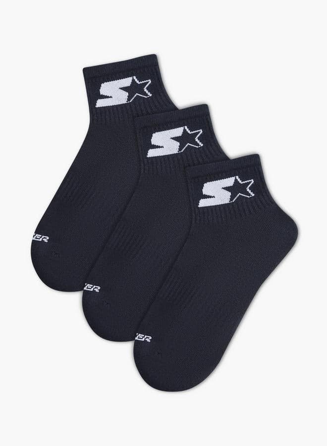 Set of 3 Starter Textured Ankle Length Socks - Image 1