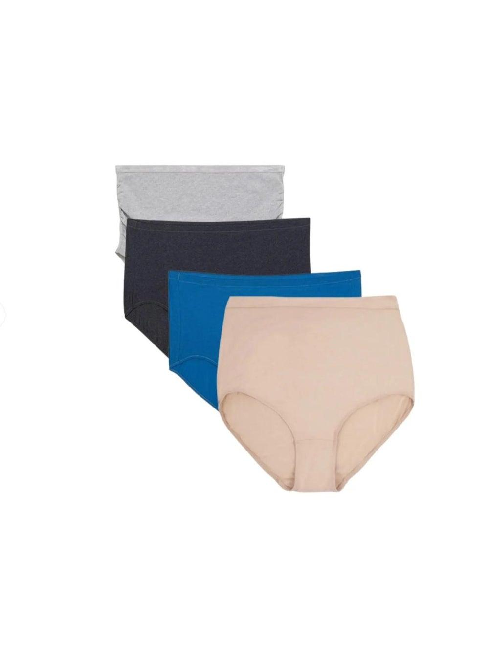 High Waist Bamboo Cotton Maternity Pants with Belly Support - Image 1