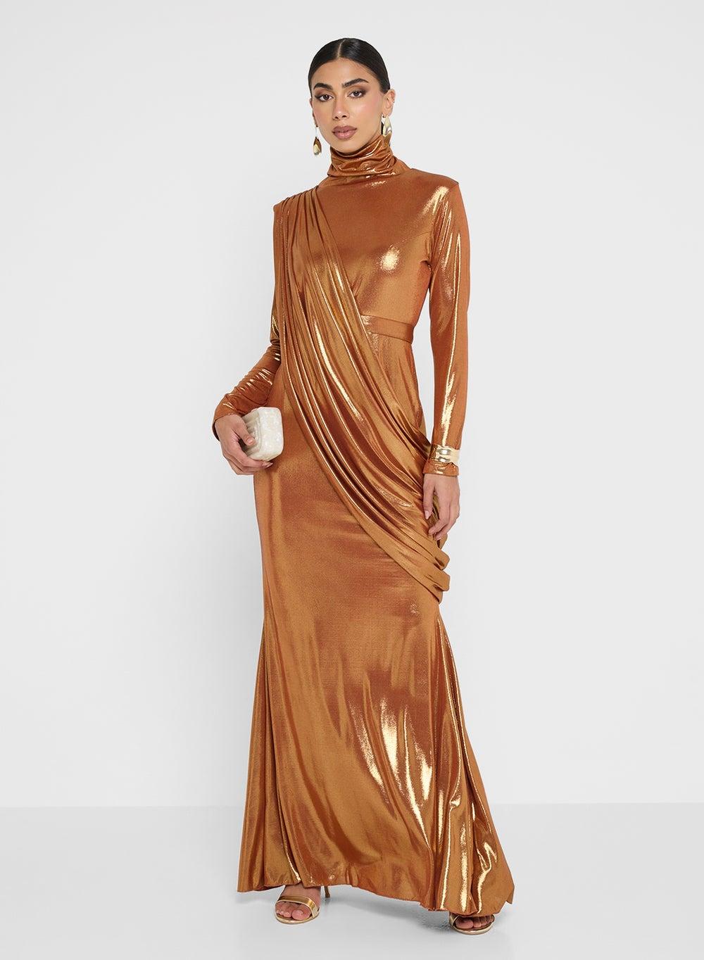 Wrap Design Maxi Dress for Elegant Everyday Wear - Image 1