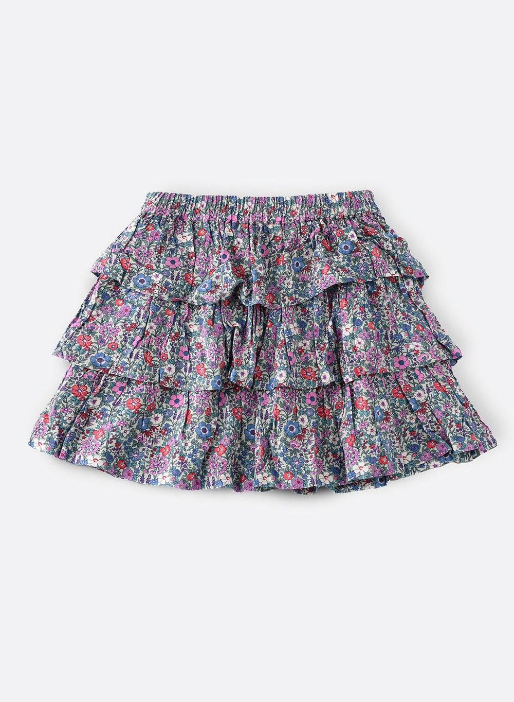 Aop Woven Skirt for Girls - Image 1
