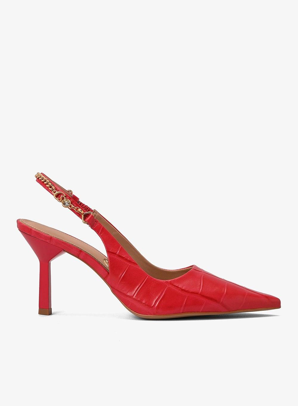 Red Orchid Slingback Pump - Image 1