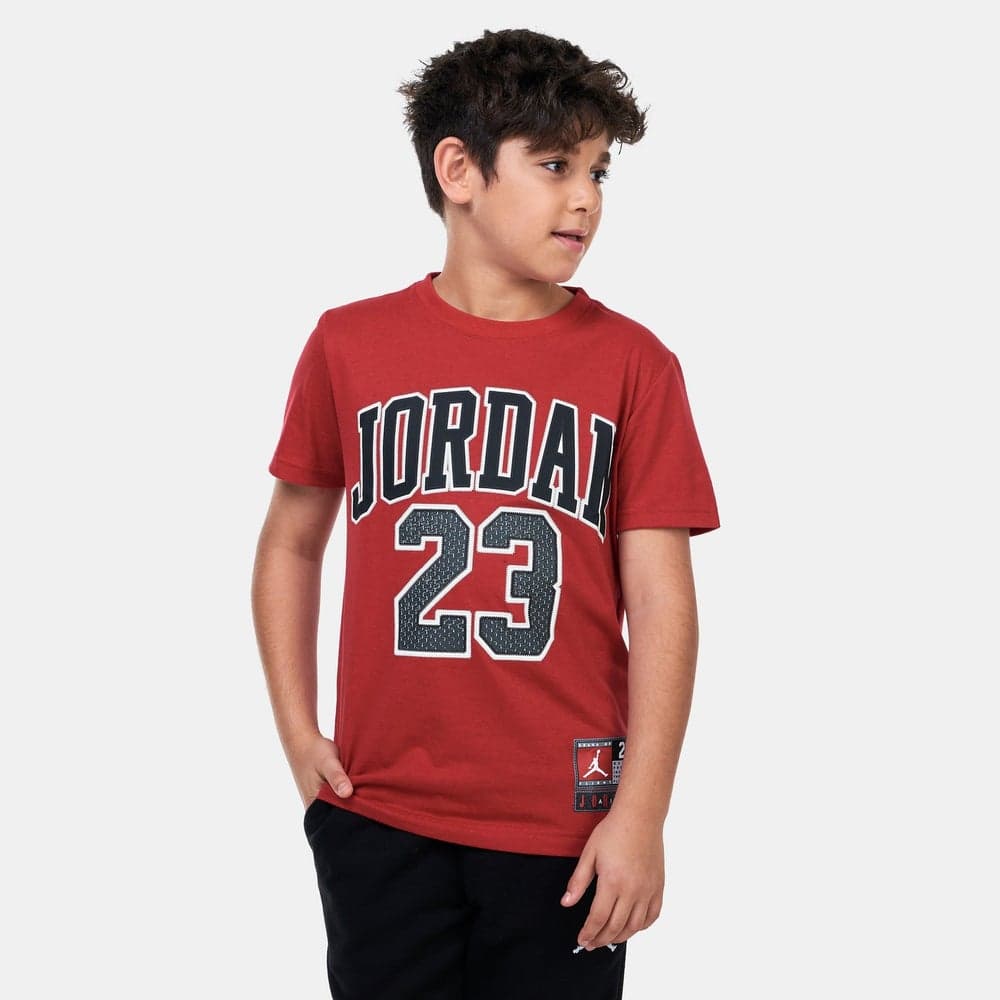 Kids' Big Jordan Puff Print Cotton T-Shirt - Image 1