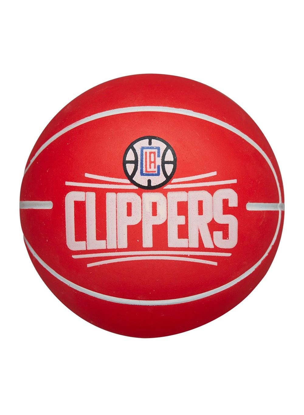NBA Mini Dribbler Basketball - Los Angeles Clippers Super Mini Red - Image 1