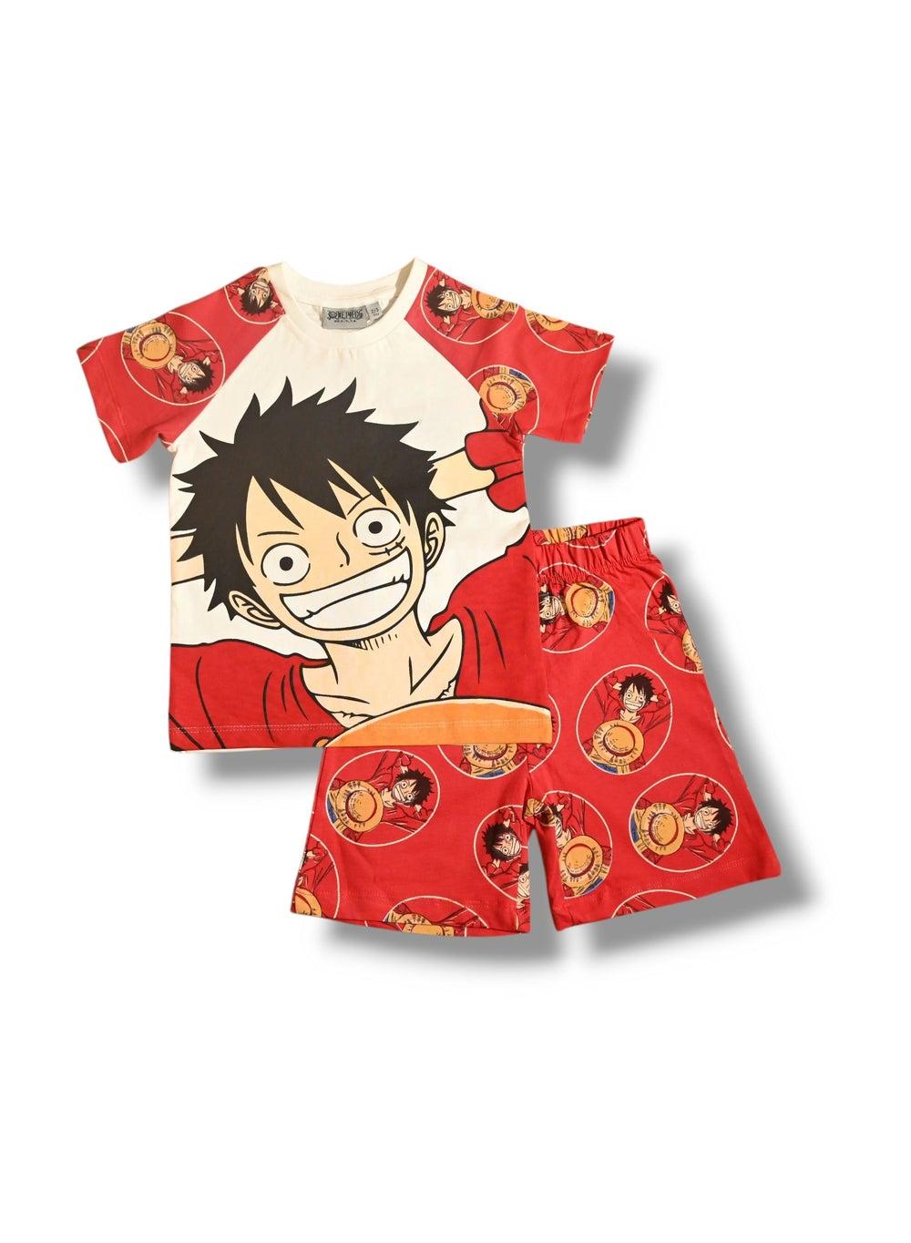 ONE PIECE Boys T-Shirt & Short Set - Image 1