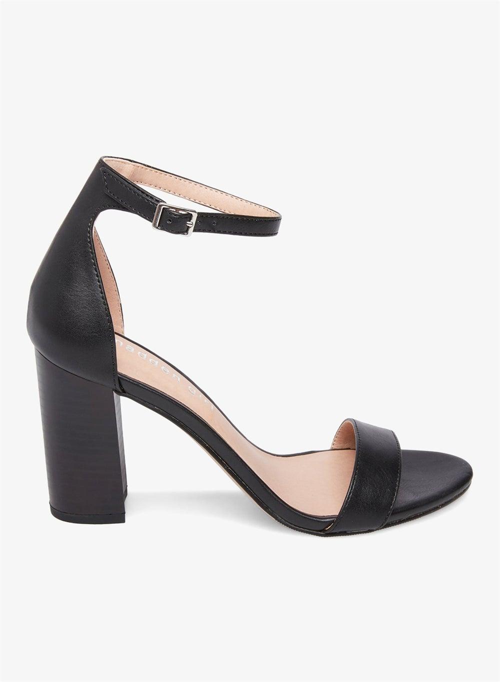 Beella Suede Ankle Strap Block Heel Sandals - Image 1