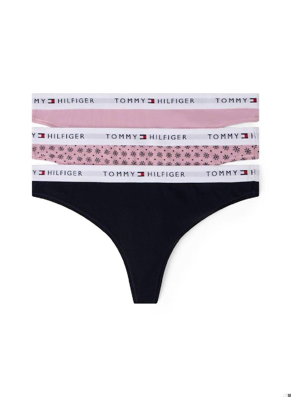 3-Pack Essential Logo Waistband Thongs - Image 1