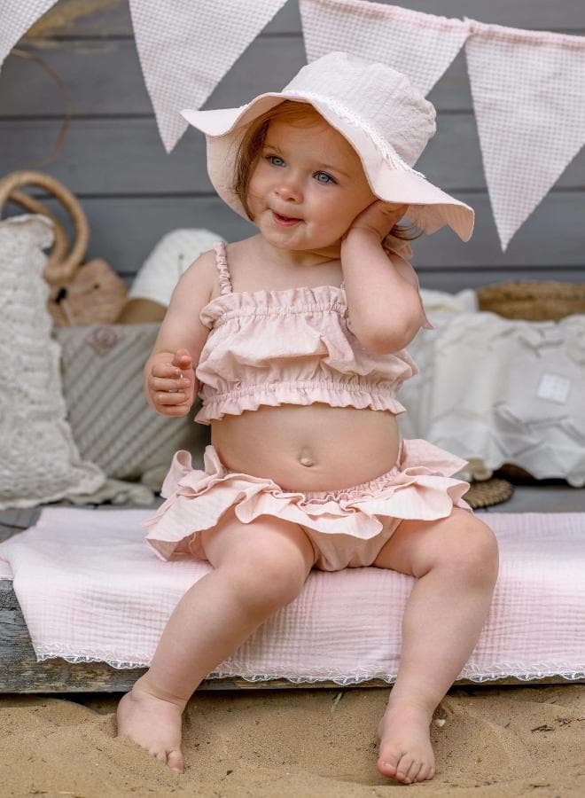 Cassidy Top and Bloomers in Apricot - Image 1