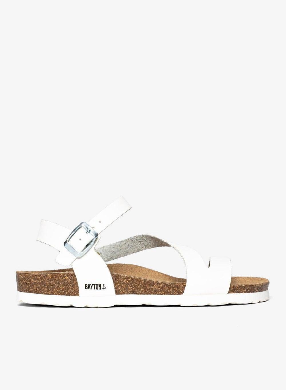 Vigo Flat Sandals with Cork Sole - Image 1