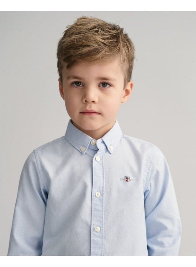 Gant Kids Shield Oxford Button-Down Shirt - Image 1