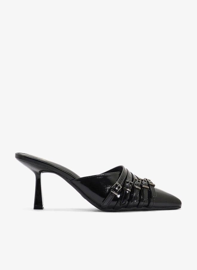 Slip On Heeled Mule - Image 1