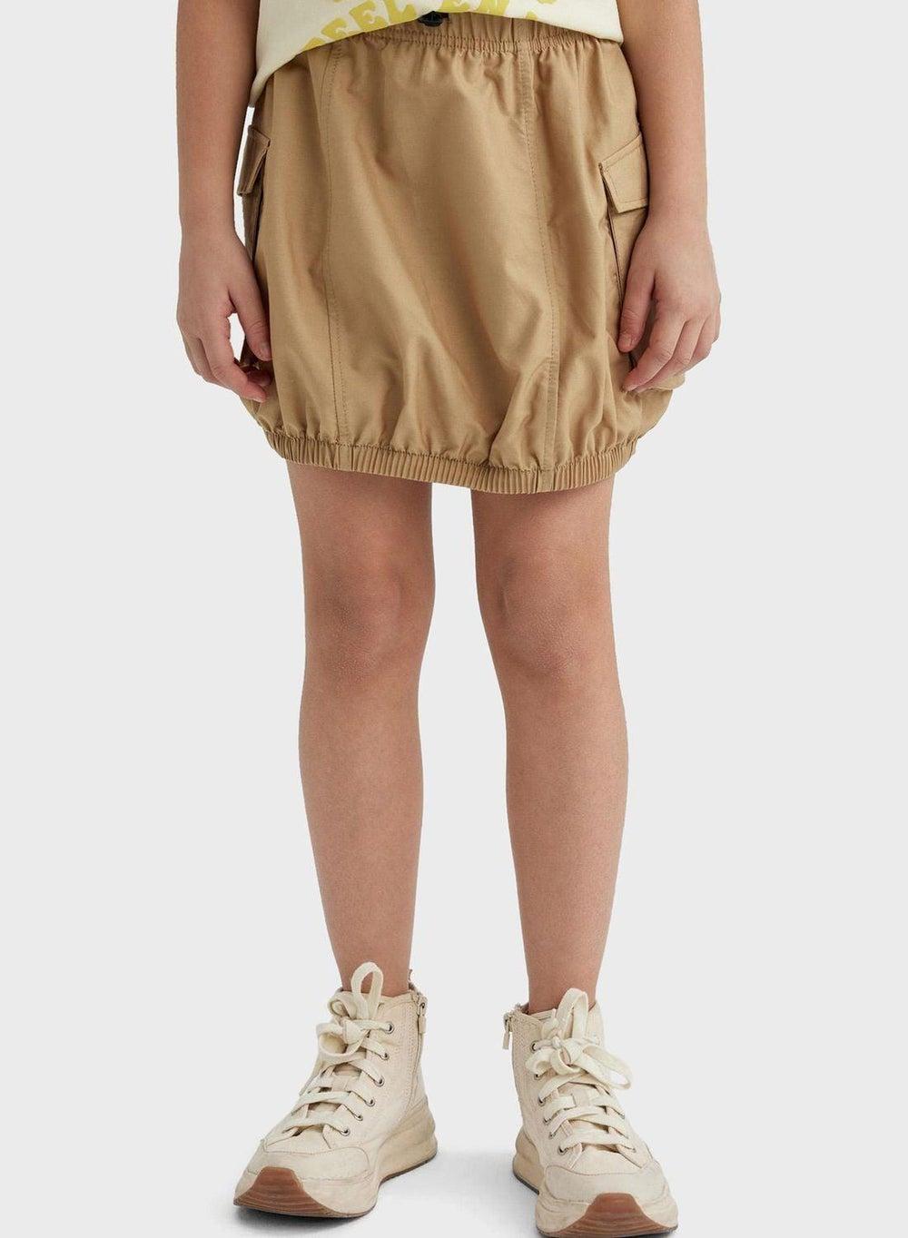 Girl Poplin Regular Fit Mini Skirt - Image 1