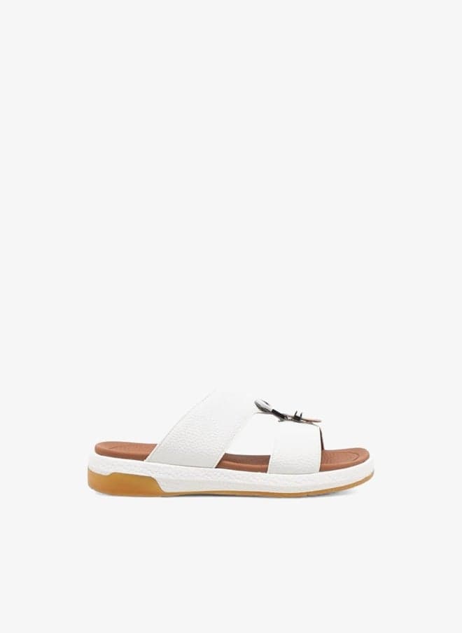 Boys Textured Arabic Slip-On Sandals for Ramadan - Image 1