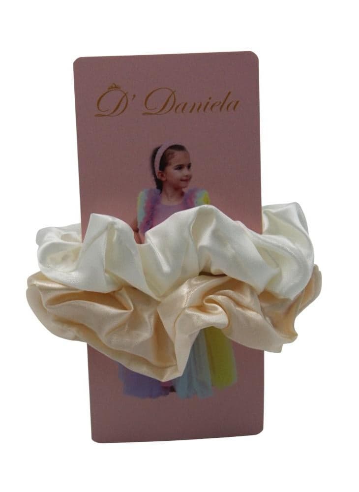 D' Daniela Avee Silk Scrunchie Set of 2, Multicolor - Image 1