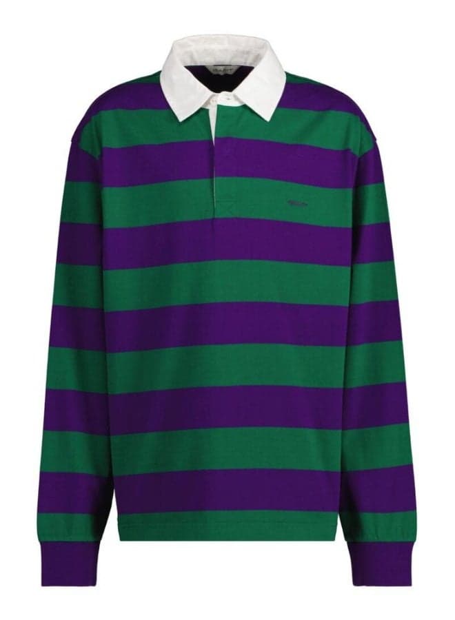 Gant Teens Shield Striped Rugby Shirt - Image 1