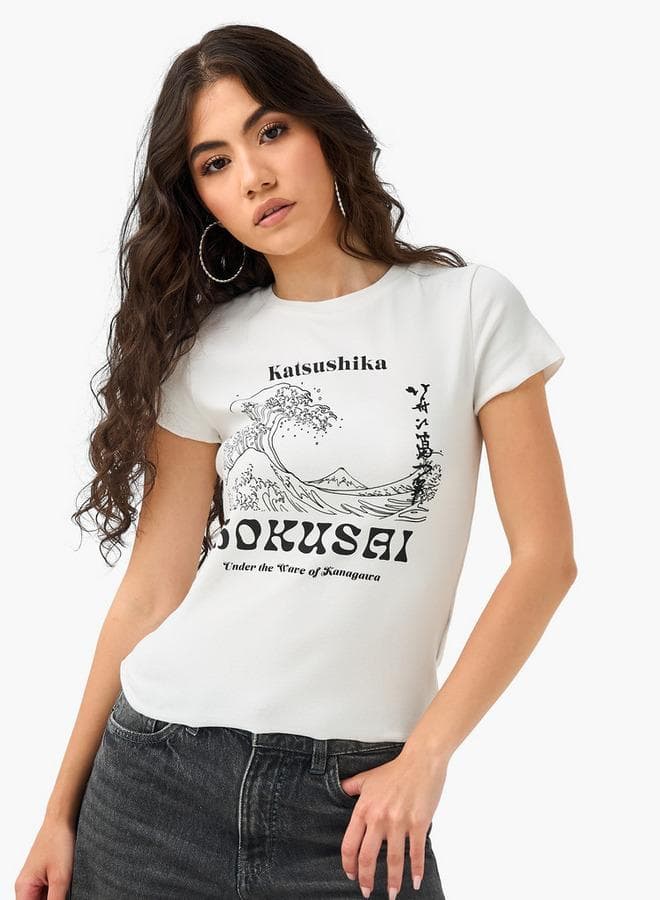 Katsushika Hokusai Print Women’s T-Shirt - Image 1