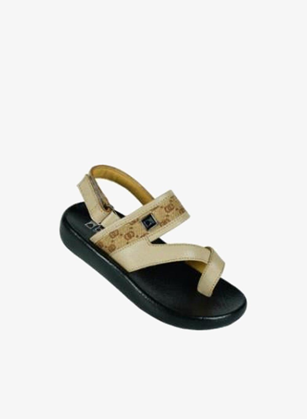 008-3582 Barjeel Uno Boys Arabic Sandals B-63014 Beige - Image 1