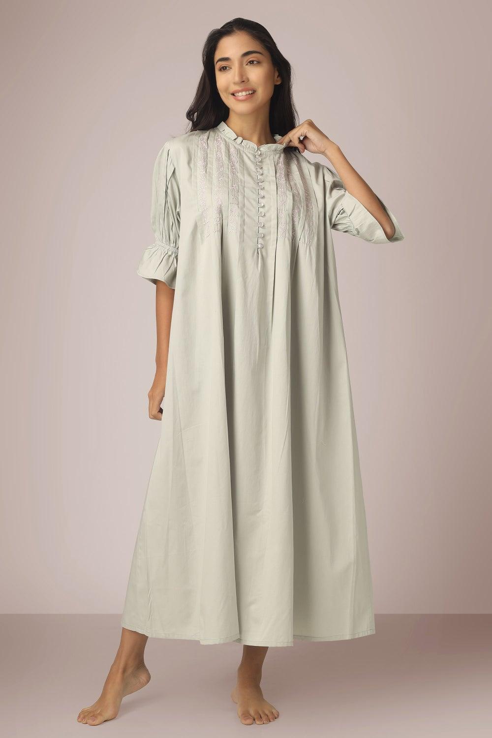 Trudy Embroidered Nightdress - Image 1