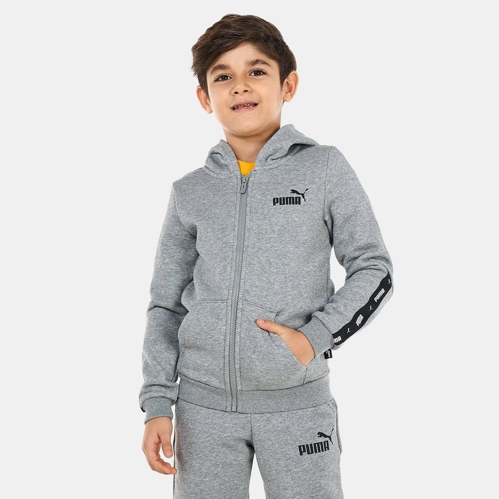 Kids' Essentials Tape Full-Zip Hoodie - Image 1