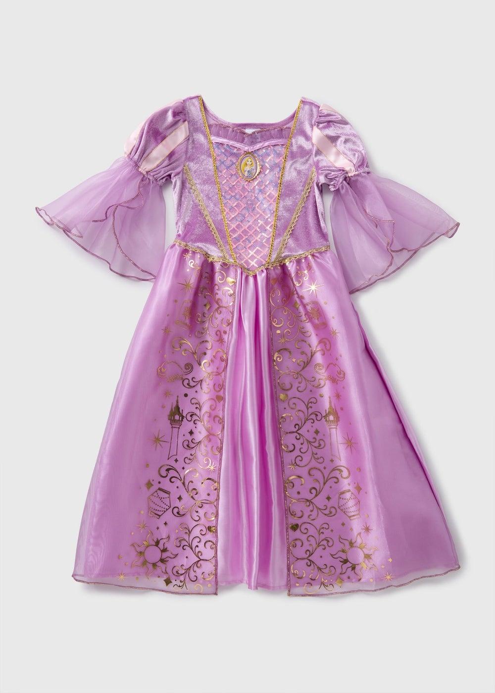 Disney Purple Rapunzel Girls Costume Dress - Image 1