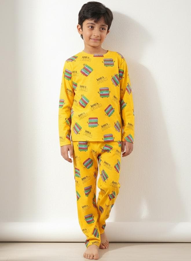 Anthrilo Pop It Graphic Print Boys Pyjama Set - Image 1