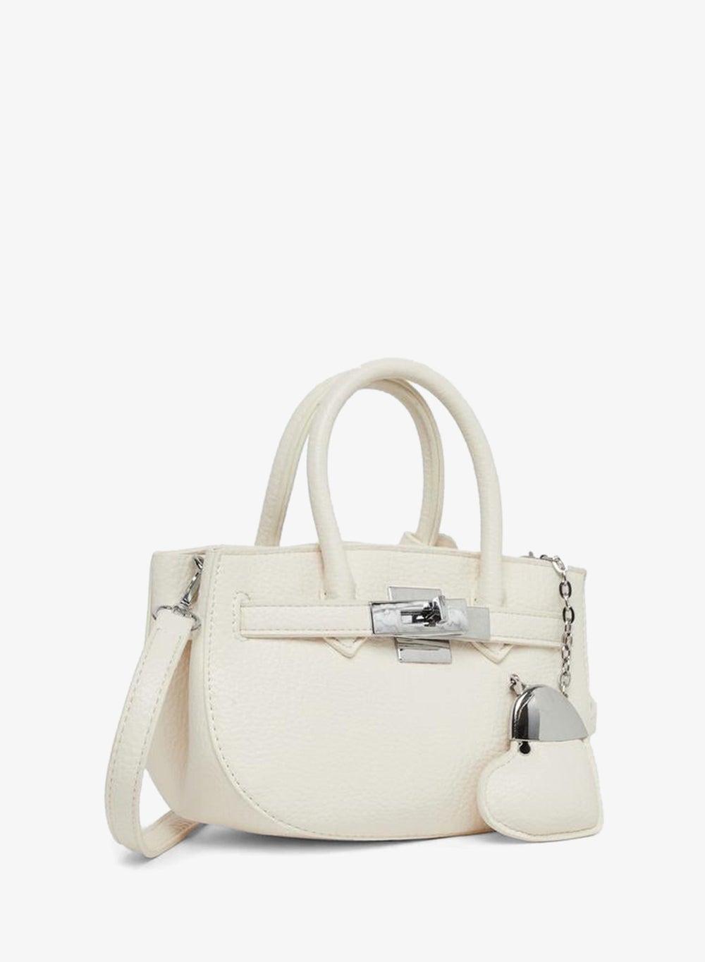 Styli Solid Dual Handle Heart Drop Satchel - Image 1