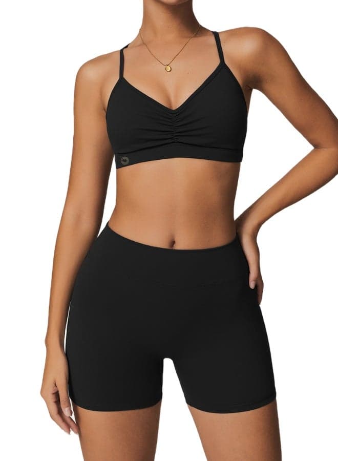 Women's V-Neck Sports Bra for Everyday Support - Image 1
