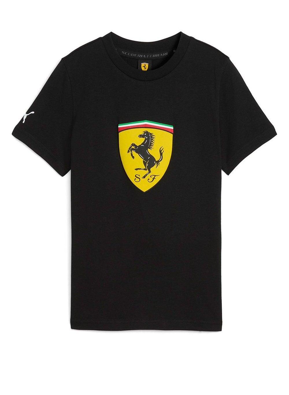 Kids Scuderia Ferrari Big Shield T-Shirt - Image 1
