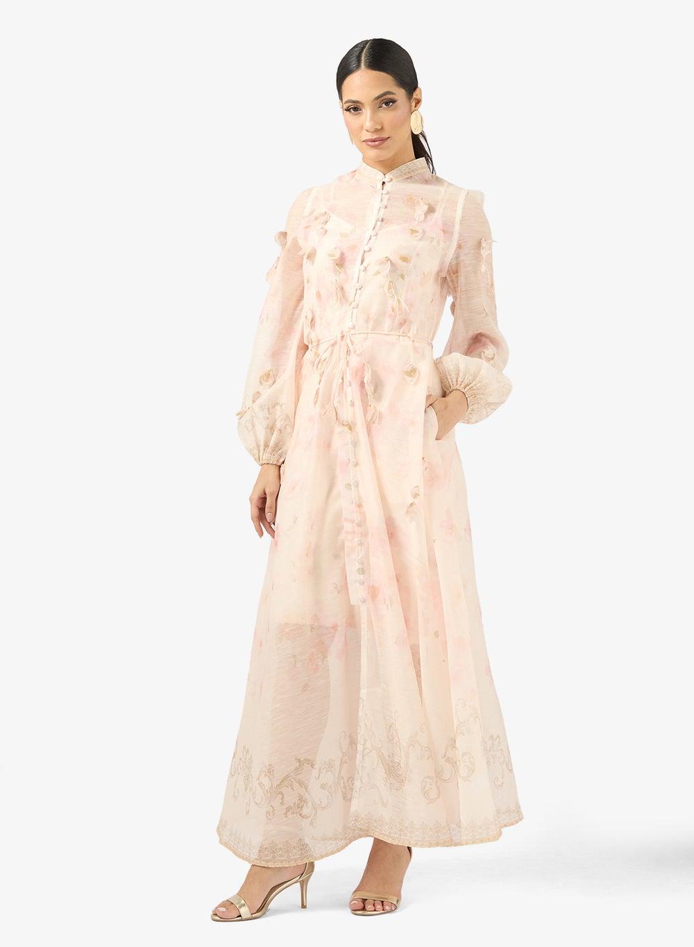 Floral Print Maxi Dress - Image 1