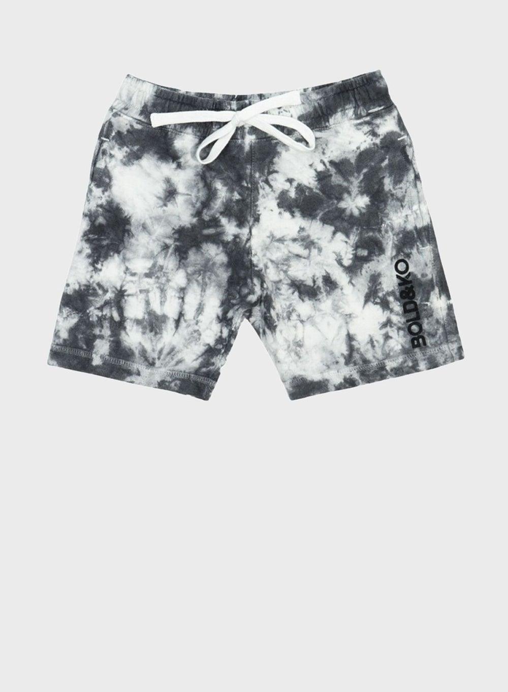 Kids Tie Dye Cotton Casual Shorts - Image 1