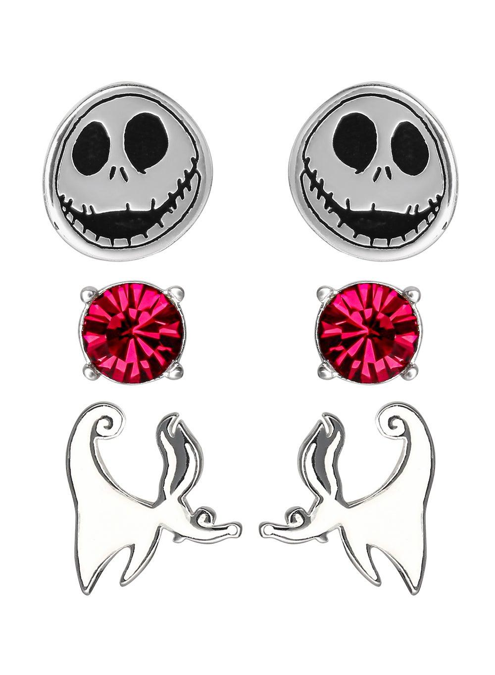 Nightmare Before Christmas 3 Pack Stud Earrings SF00271RRRL - Image 1